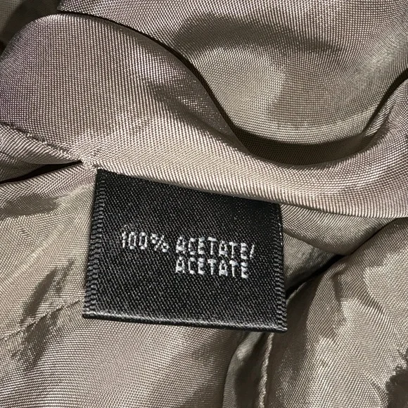 Lafayette 148 Champagne Gold Metallic Blazer Size 10 - Picture 6 of 7